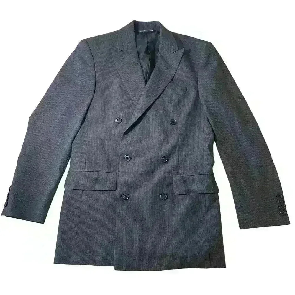 Ermenegildo Zegna Coppley Mens Double Breasted Blazer Suit 100% Wool Jacket Coat